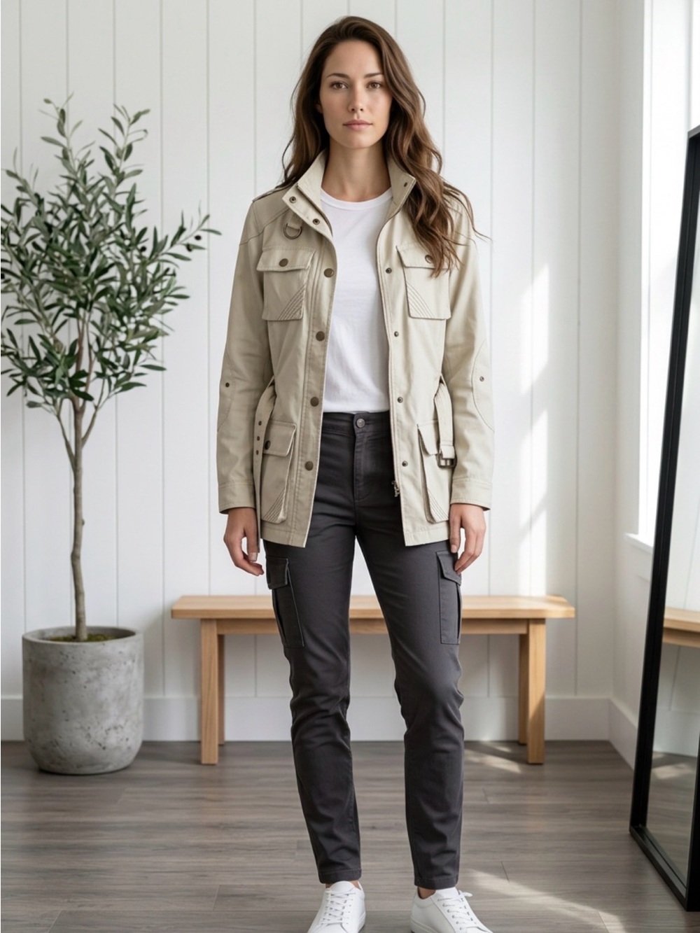 Kenneth Cole Reaction utility safari-style jacket